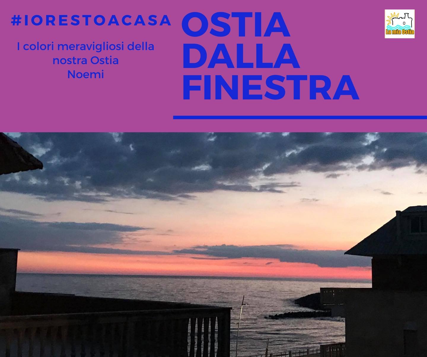 Ostia dalla finestra: mese di aprile